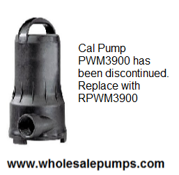 Water pump replacement for cal PWM3900