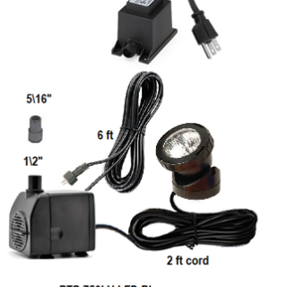 Skyish TP-750LV pump-LED-light replacement RTP-750LV-LED-RL 190 gph