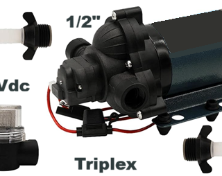 Flojet R3526144D and 4305144A replace with RW3526144A