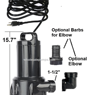 Little Giant K5000 3/4 hp Water Mark Replace With RWK5000 5200gph