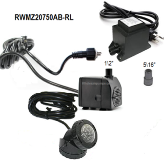 SeaSunStar MZ20750AB LED-light Replacement RWMZ20750AB-RL 200 gph