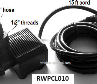 Lowe's PCL-010 Replace with RWPCL010 170 gph