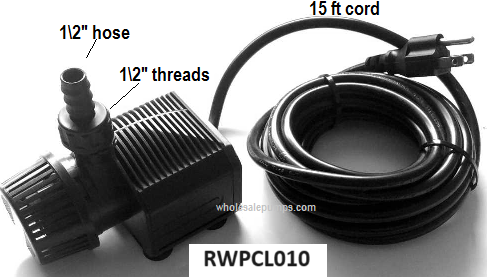 Lowe's PCL-010 Replace with RWPCL010 170 gph
