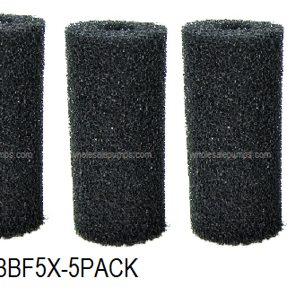 Beckett replacement filters for model 7201910, 7209410 & 7137710. Foam filter with cavity for insert.