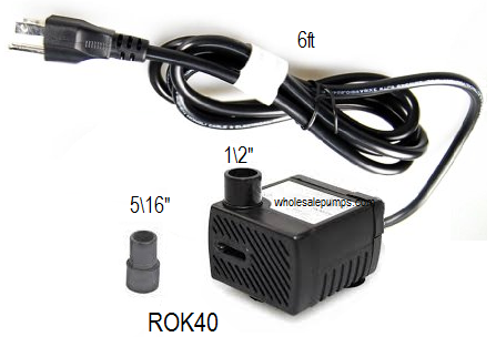 Ocean Key OK40 replace with ROK40 fountain pump - Wholesalepumps