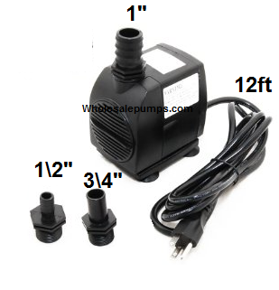 5000 LPH Jebao FM-5000 ECO Submersible Waterfall Garden Pond Pump 5000 ...