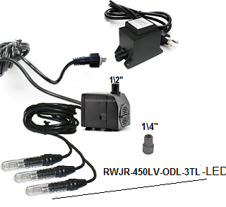 JIER JR-450LV pump-2-light-extension replace with RWJR-450LV-ODL-EXT2