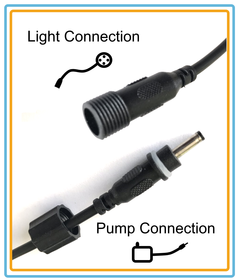 JIER JR-450LV pump-3-light-extension replace with RWJR-450LV-ODL-3EXT ~ LED  Adpts.
