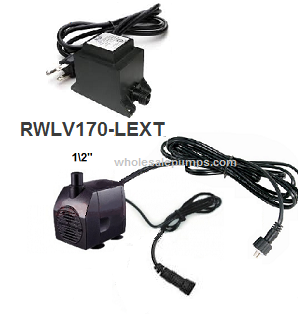 Yuanhua YH-LV170T pump~W~light Ext. replacement RWLV170-LEXT~170gph