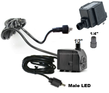 Jebao WP-350LV pump~w~LED~ext replace with RWP-350LV-LED-EXT
