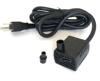 Submersible water pump for small tabletop fountain