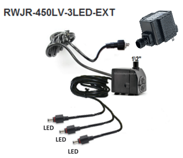 Jier JR-450LV Replace with RWJR-450LV-3LEDEXT with 3 LED connections