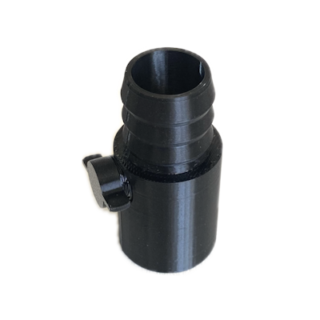 3/4" valve for 1/2" threaded output. Simple but effective design without the need for tools. By RAMM water pumps