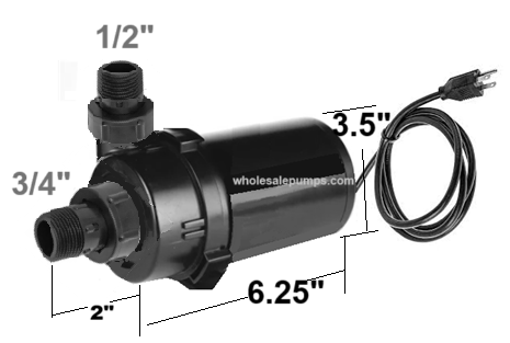Cal Pump S1200T 860 gph Replace with RWS1200T-20
