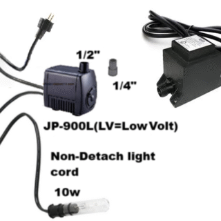 Jebao JP-900L Pump-10w-light-Outdoor-Transformer