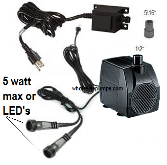 Jier JR-600LV pump~w~2 light extension replace with RWJR-600LV-2LEXT