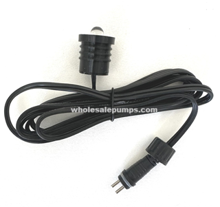Single LED light 2-prong connector 1in. dia. S-LED-WP2P-12v-10MM-SW