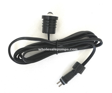 Single LED light 2-prong connector 1in. dia. S-LED-WP2P-12v-10MM-SW