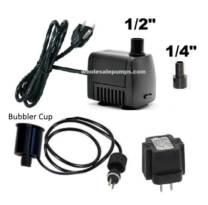 SeaSunStar MZ20450AB pump-bubbler light replace With RMZ20450AB-UL-Bubbler-KIT